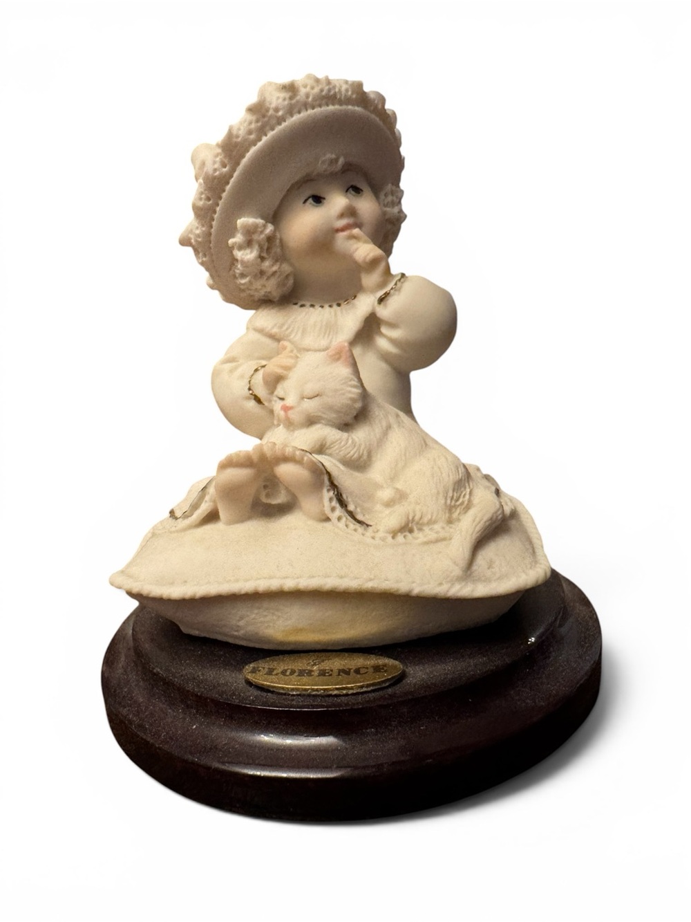 Vintage authentic “Quiet Please” porcelain figurine by Giuseppe Armani   1997